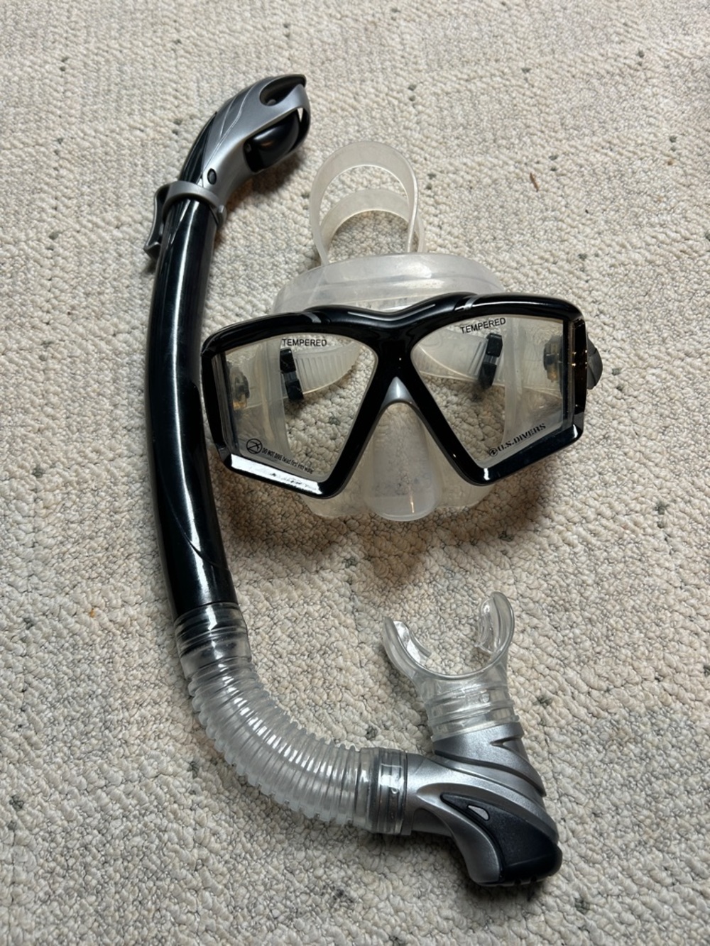 U.S. Divers Snorkel and Mask